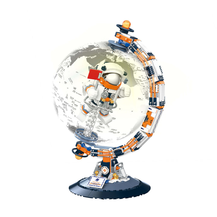Breaking Dawn Puzzle Toys Professional Scale World Map Globe with Light