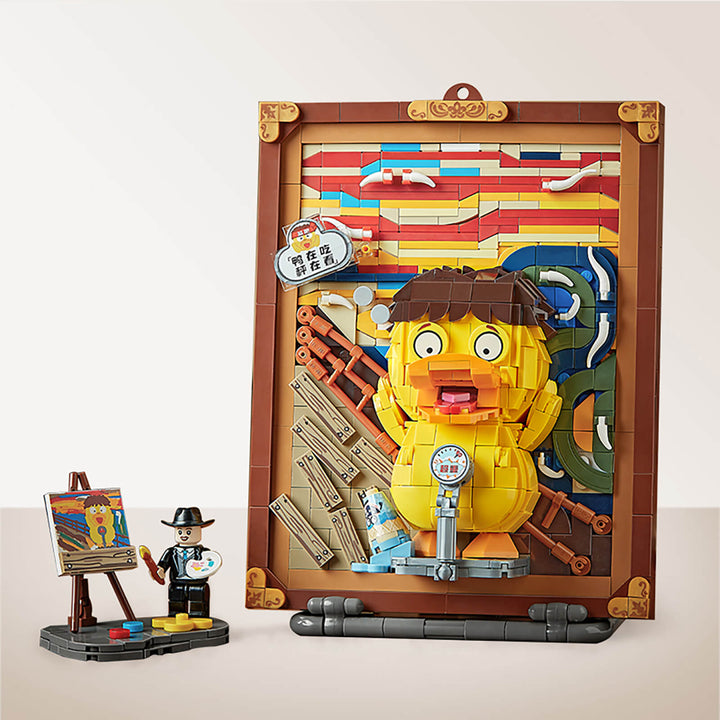 Whooping Duck-3D painting (Set 1288)