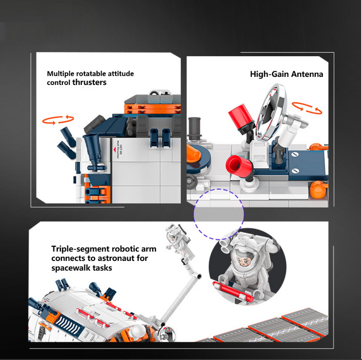Breaking Dawn Space Station Core Module Building Blocks Collectible Toys
