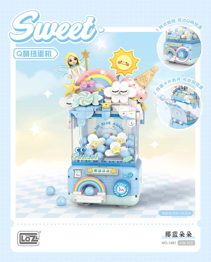 Blue Dream Claw Machine (Set 1681) - heydaystoys