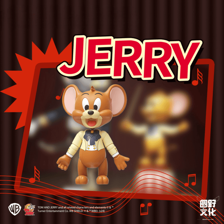 Tom and Jerry Hollywood Bowl Action Figure Set Poseable Toy Classic Cartoon