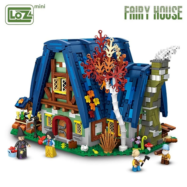 LOZ Fairy House Micro-Blocks Building Kit (Set 1036)