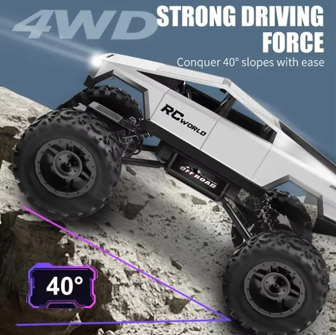 1:14 4WD Remote Control RC Tesla Off Road Cybertruck (Set K116)