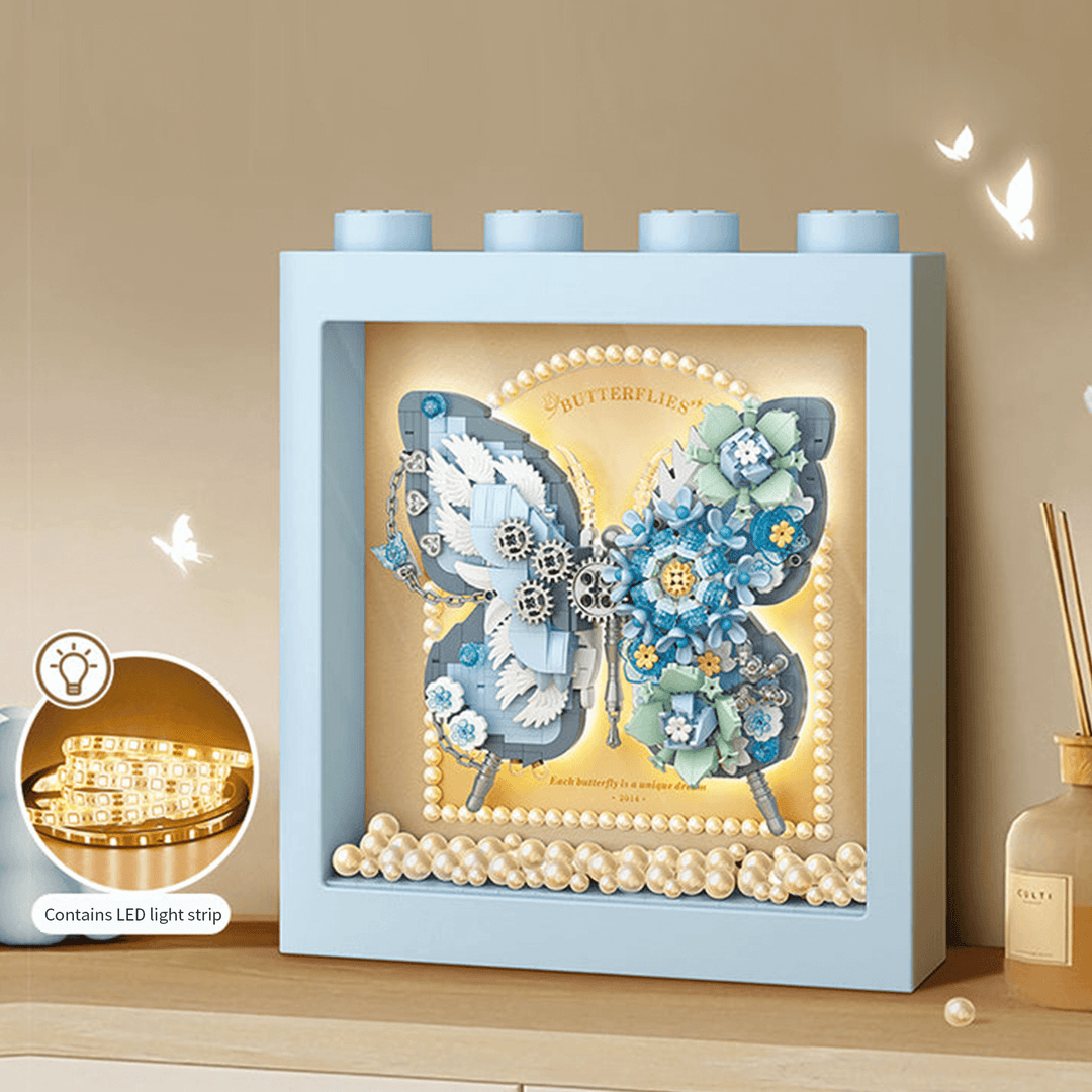 Blue Butterfly Display Frame(Set 1961)