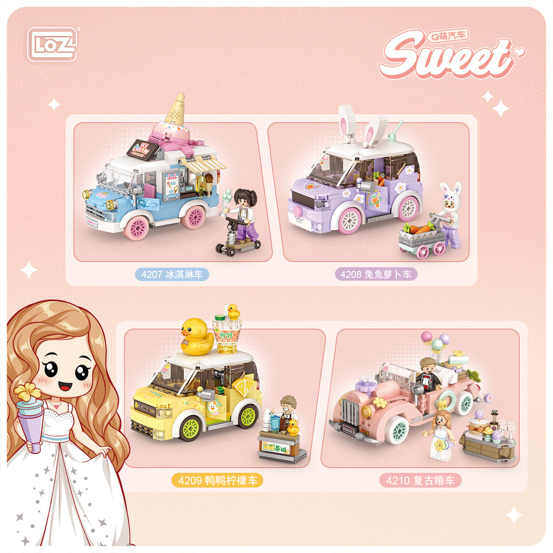 Vintage Wedding Car (Set 4210) - heydaystoys