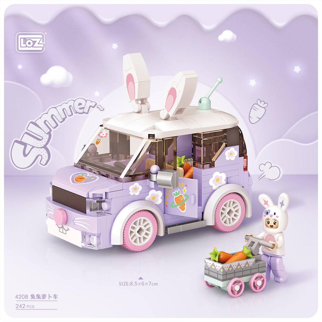 Summer Bunny Car (Set 4208) - heydaystoys