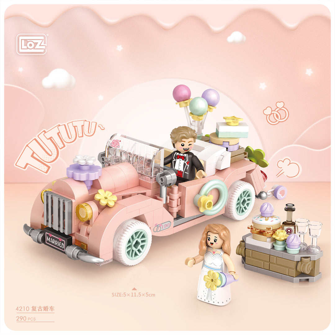 Vintage Wedding Car (Set 4210) - heydaystoys