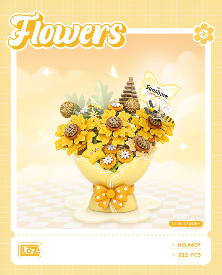 Mini Flower Bouquet - Sunshine Bloom