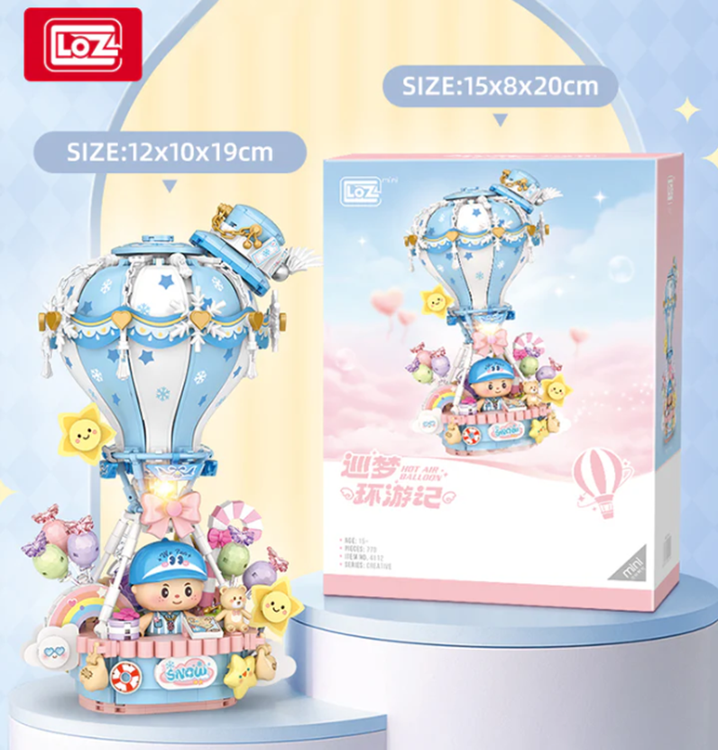 Hot Air Balloon Music Box(Set 4112)