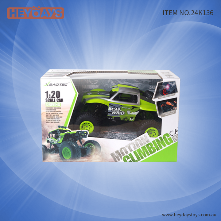 Remote Control Car RC Car 1:20 Scale All-Terrain 4WD Toy Gift Kids Boys Girls