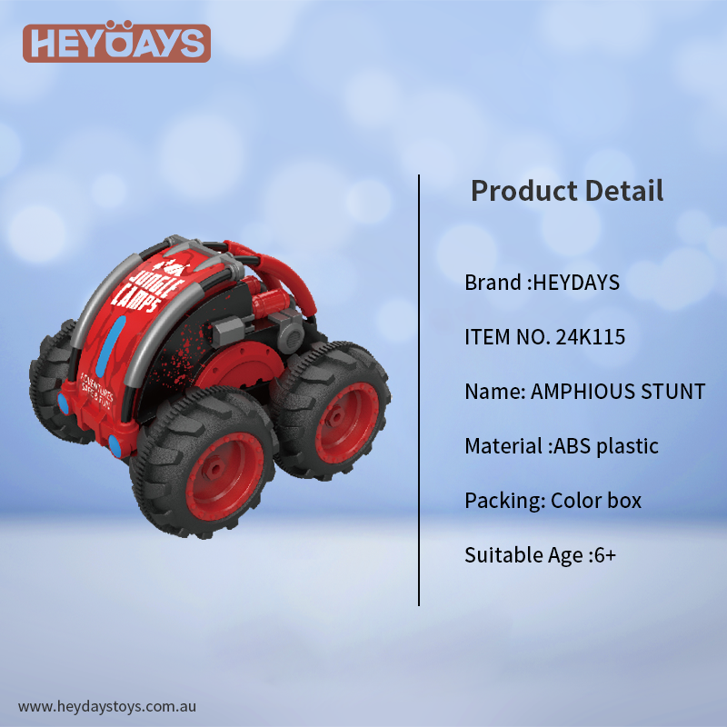 Amphibious Remote Control Car Stunt RC Car Water Ballet 4WD 2.4Ghz Kids Adults