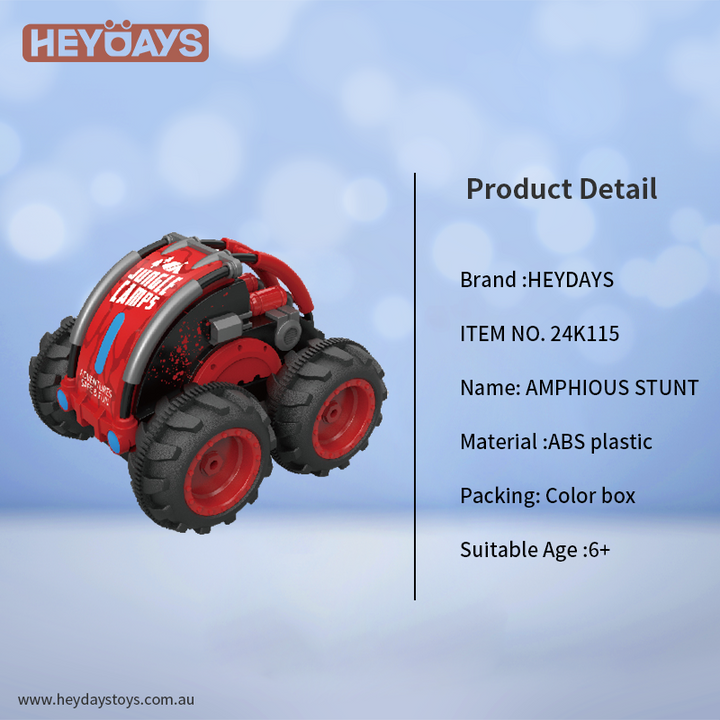 Amphibious Remote Control Car Stunt RC Car Water Ballet 4WD 2.4Ghz Kids Adults