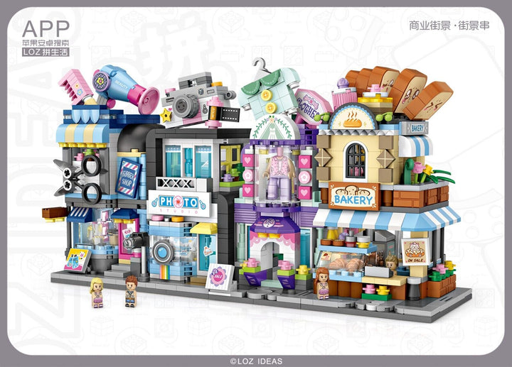LOZ Mini Street Series Clothing Store Mini Building Blocks (377 Pcs) 1648