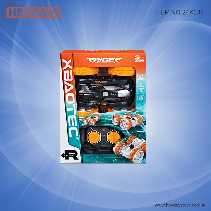 Remote Control Car RC Stunt Car Double Sided Rotating 360°  Flip Toy Gift Kids