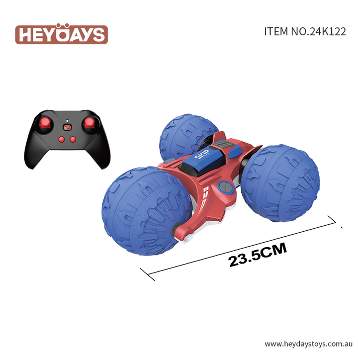 Amphibious Remote Control Car 1:12 Scale Large RC Stunt 360° Rotating Kids Adult