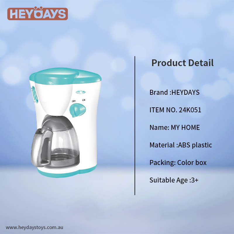 Kitchen Appliances Pretend Play Toy Coffee Machine Coffee Maker Gift for Kids
