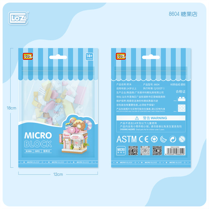 Mirco Blocks Mini Shop (Set 8601-8604) - heydaystoys