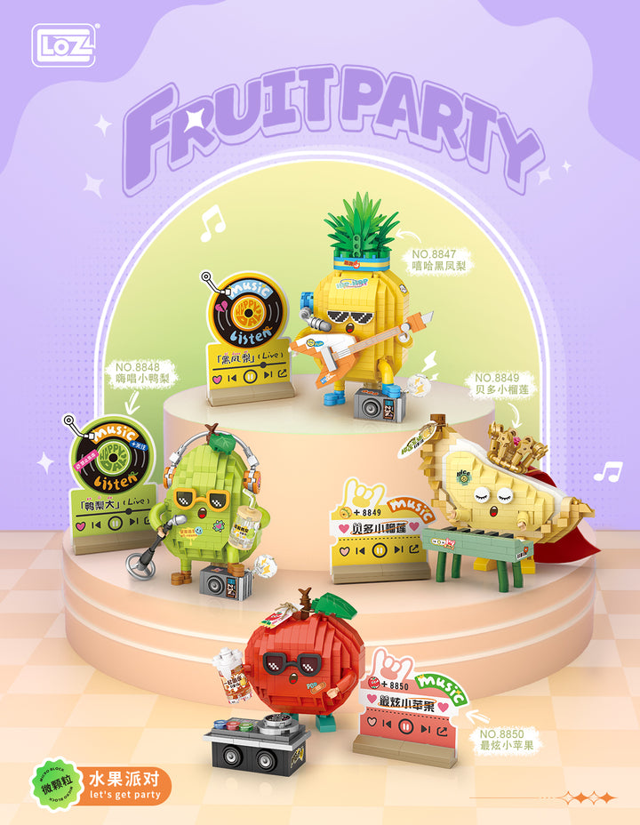 Fruit Party(Set 8847-8850) - heydaystoys