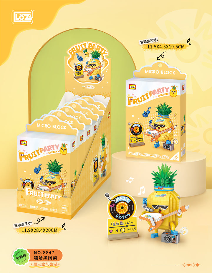 Fruit Party(Set 8847-8850) - heydaystoys