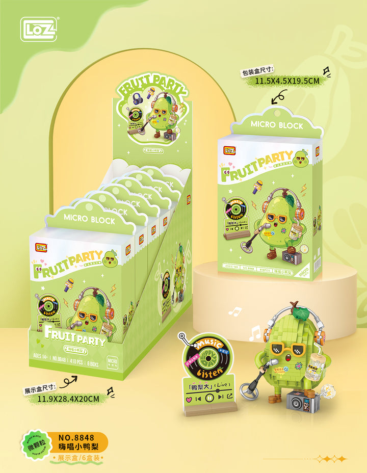 Fruit Party(Set 8847-8850) - heydaystoys