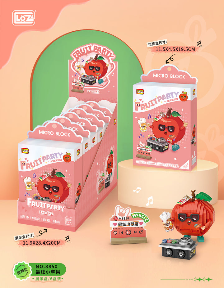 Fruit Party(Set 8847-8850) - heydaystoys