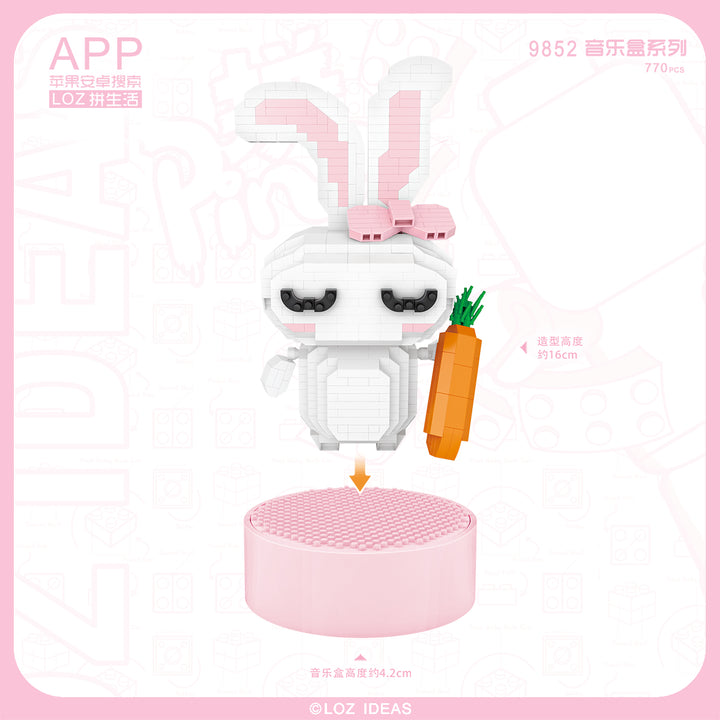 Rabbit Music Box (Set 9852) - heydaystoys