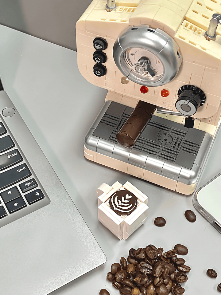 BLOCK COFFEE Cream Espresso Maker(Set 16809)