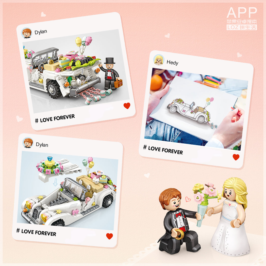 Wedding Car Building (Set 1119) - heydaystoys