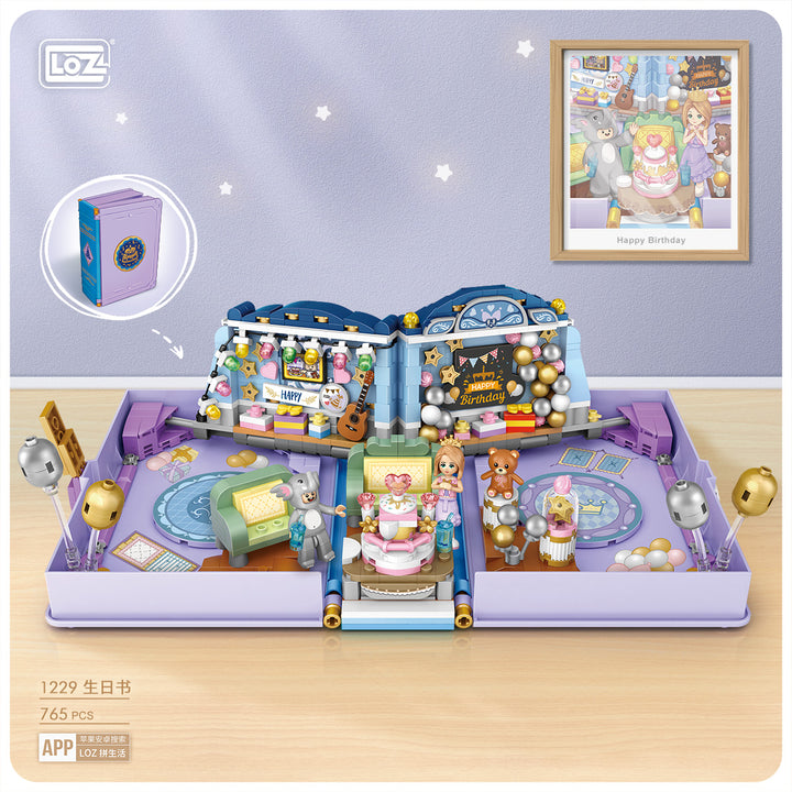 Brithday Fold Book  (Set 1229) - heydaystoys
