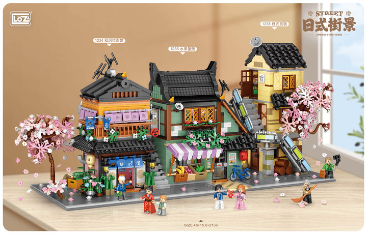 Traditional Japanese Fruit Shop (Set 1235) - heydaystoys