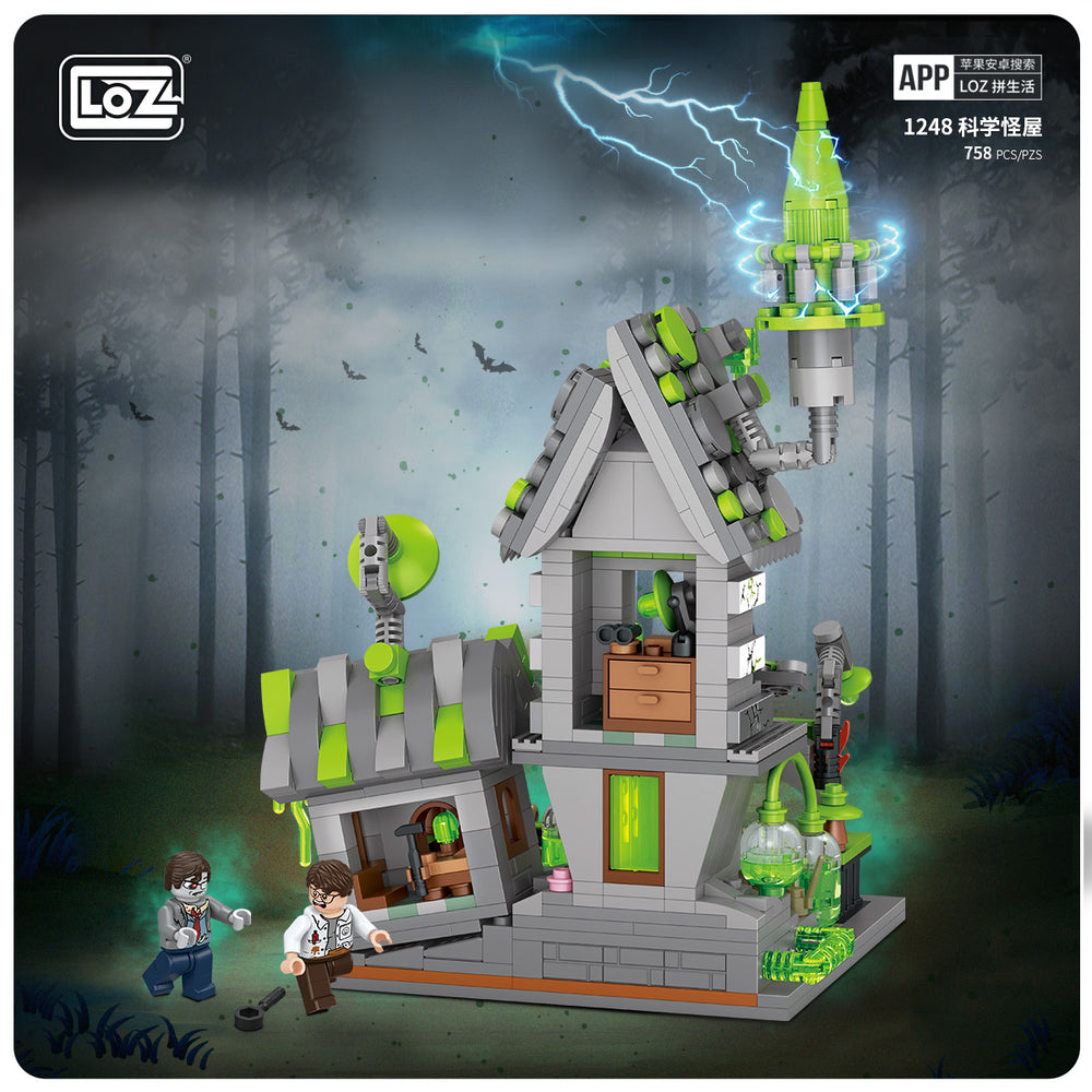 Science Monster House (Set 1248) - heydaystoys