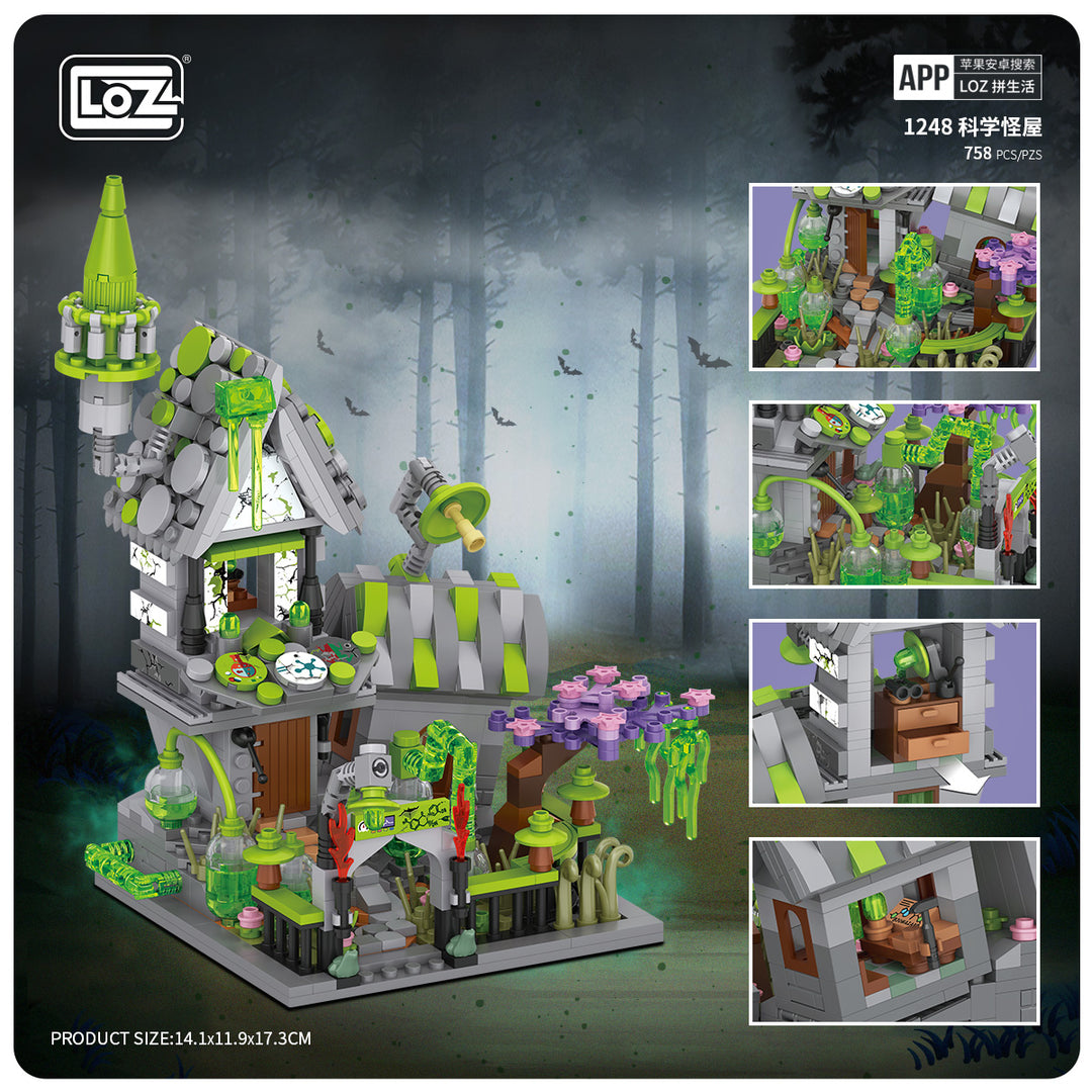 Science Monster House (Set 1248) - heydaystoys