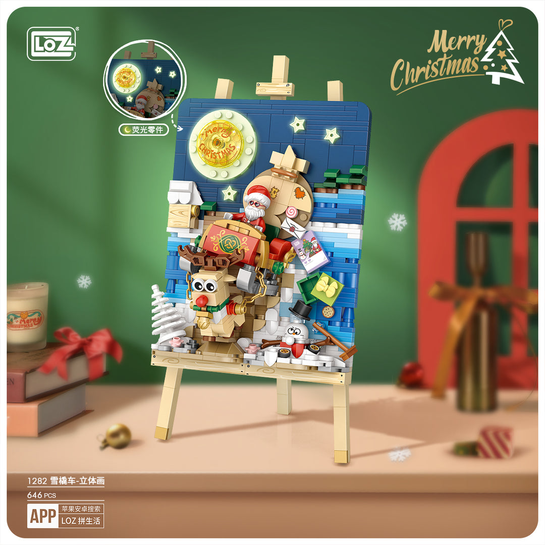Sleigh Car Painting (Set 1282) - heydaystoys