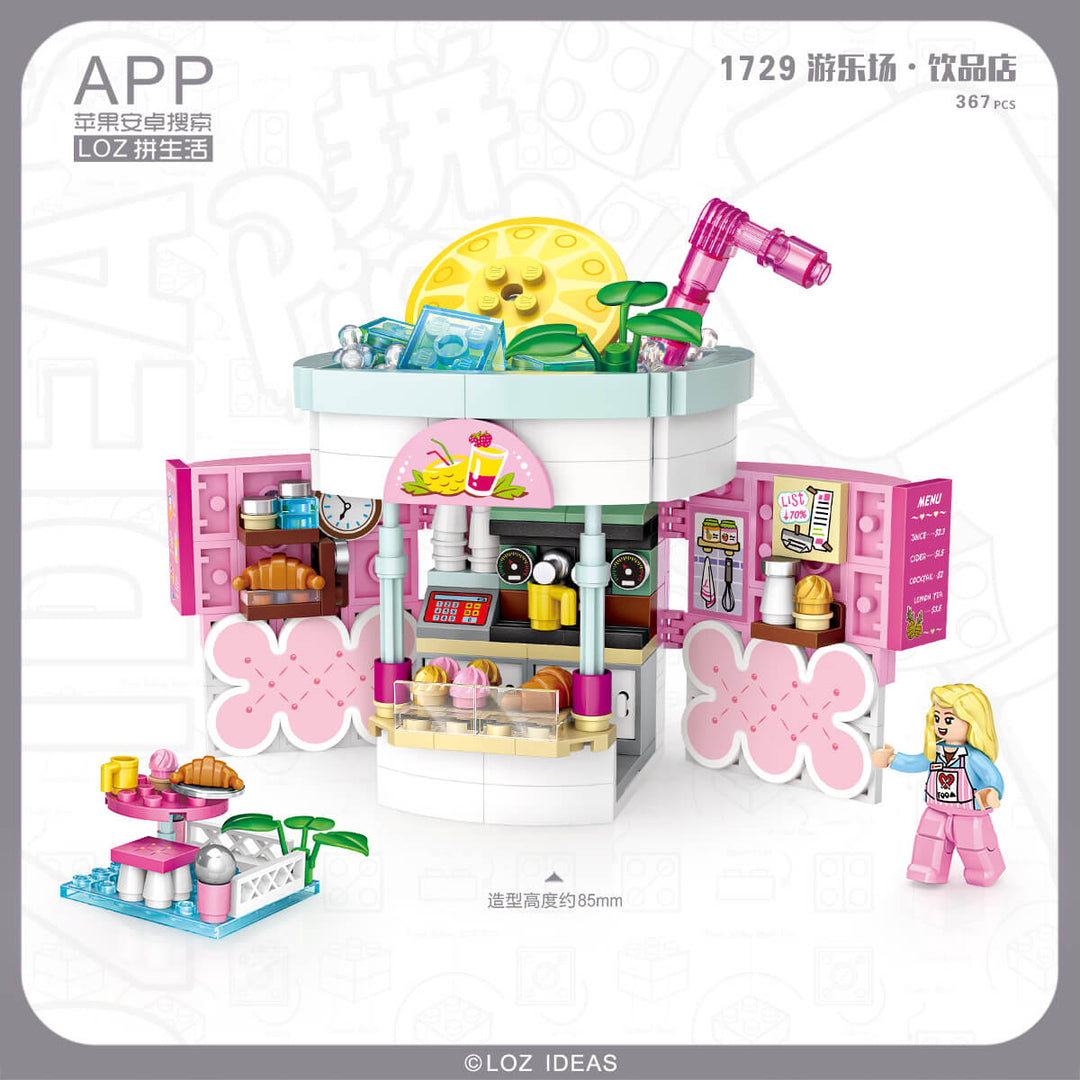 Theme Park Drink Shop (Set 1729) - heydaystoys