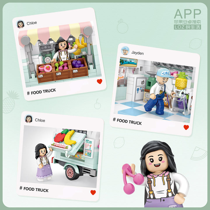 Theme Park Fruit Car (Set 1737) - heydaystoys