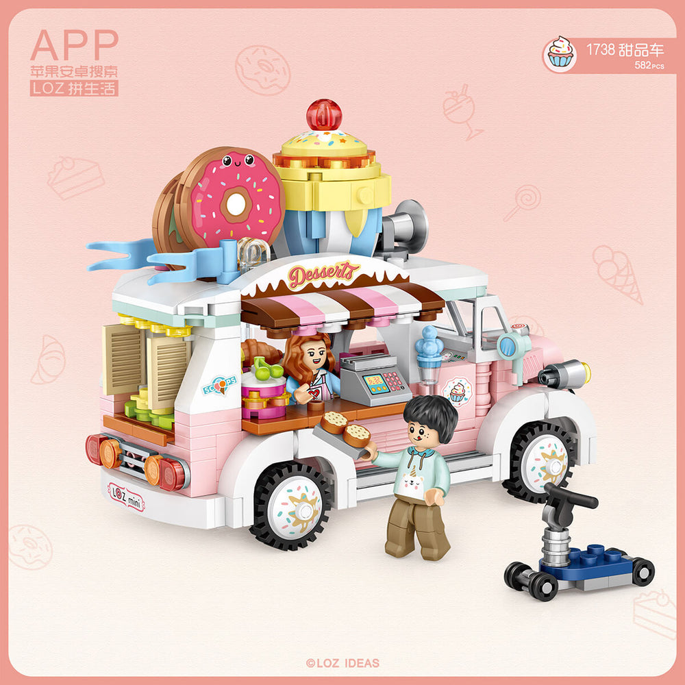 Theme Park Dessert Car (Set 1738) - heydaystoys