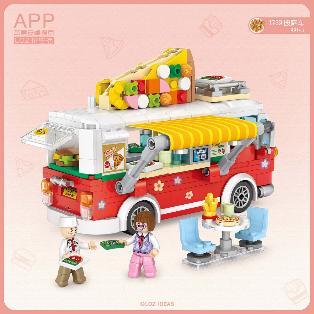 Theme Park Pizza Truck (Set 1739) - heydaystoys