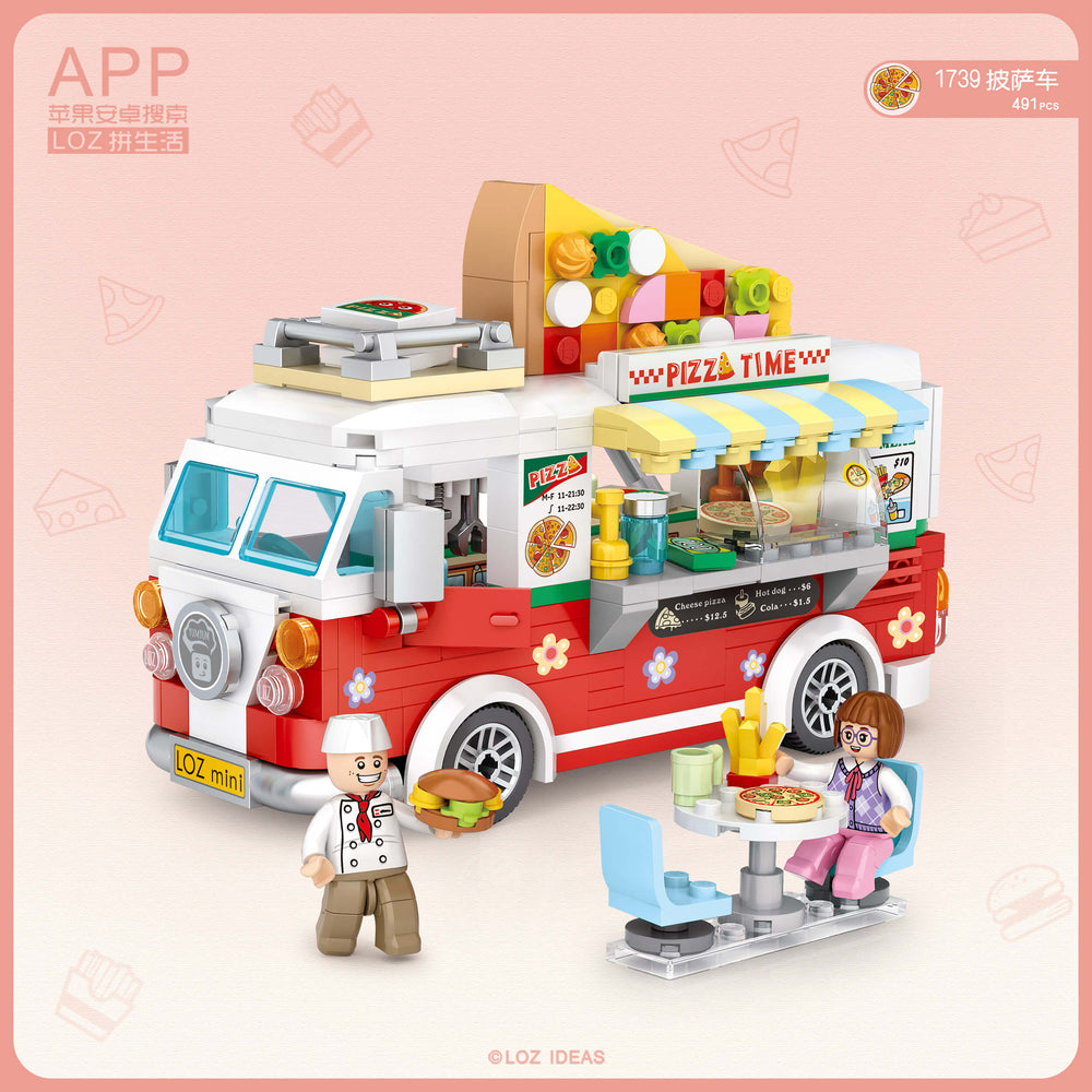 Theme Park Pizza Truck (Set 1739) - heydaystoys