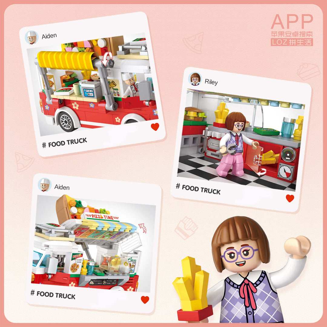 Theme Park Pizza Truck (Set 1739) - heydaystoys