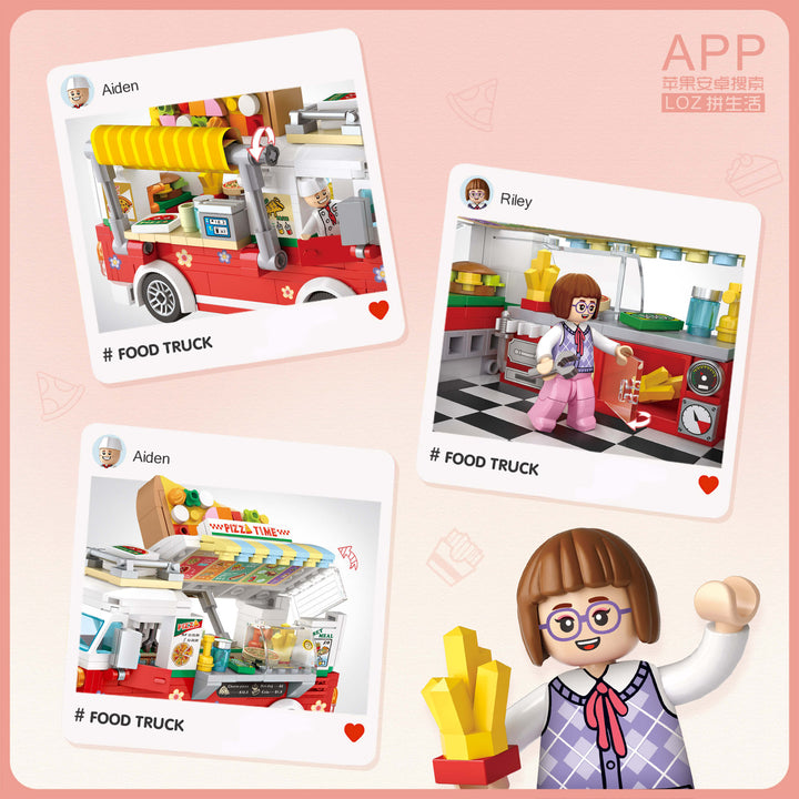 Theme Park Pizza Truck (Set 1739) - heydaystoys