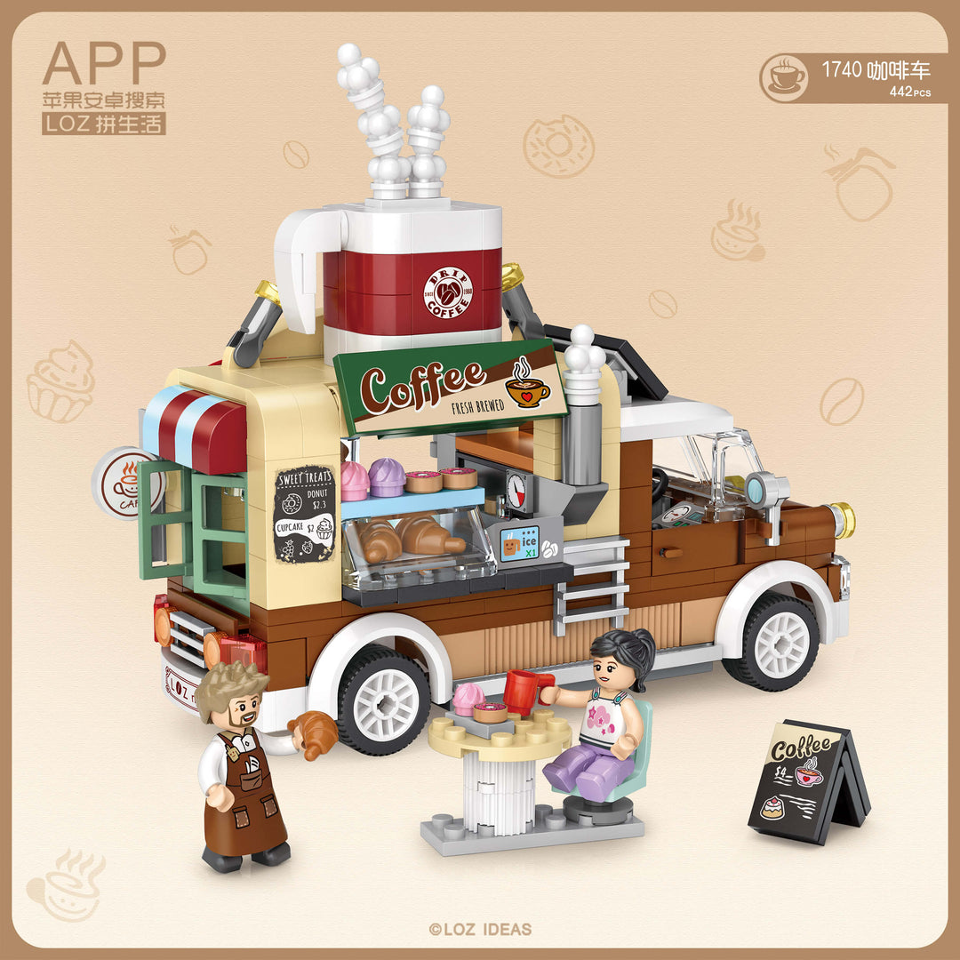 Theme Park Coffee Truck (Set 1740) - heydaystoys