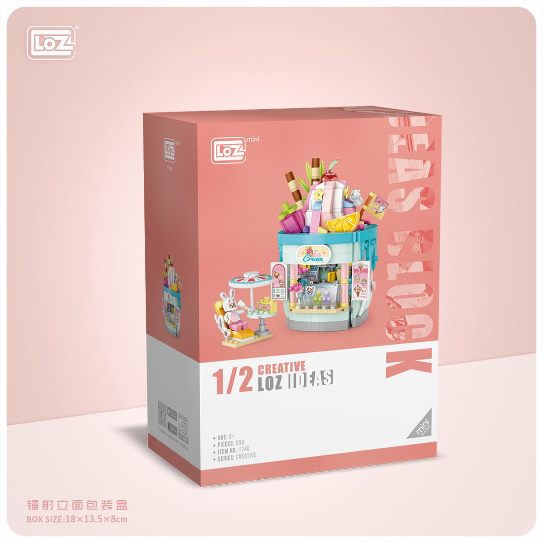 Theme Park Ice Cream Shop (Set 1745) - heydaystoys