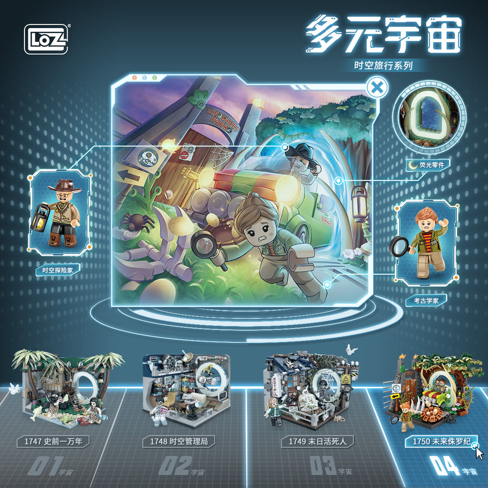 Multiverse Dinosaurs Park (Set 1750) - heydaystoys