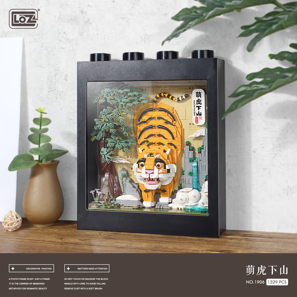 "Tiger Down the Mountain" Painting (Set 1906) - heydaystoys