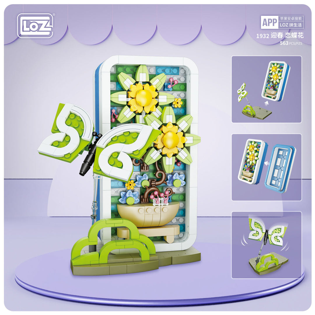 Jewelry Box-Butterfly  Flower (Set 1932) - heydaystoys