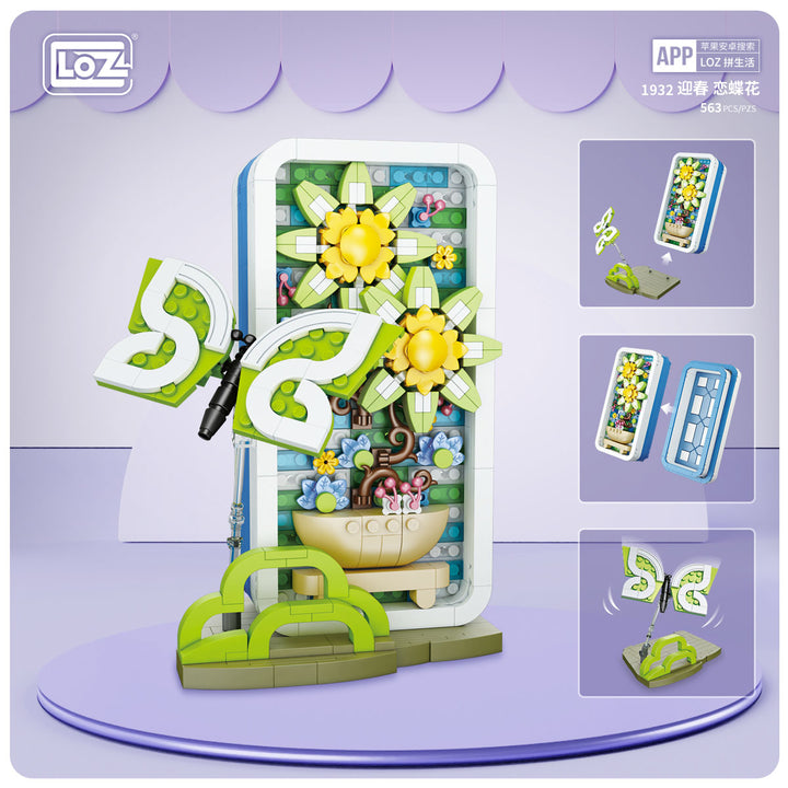 Jewelry Box-Butterfly  Flower (Set 1932) - heydaystoys