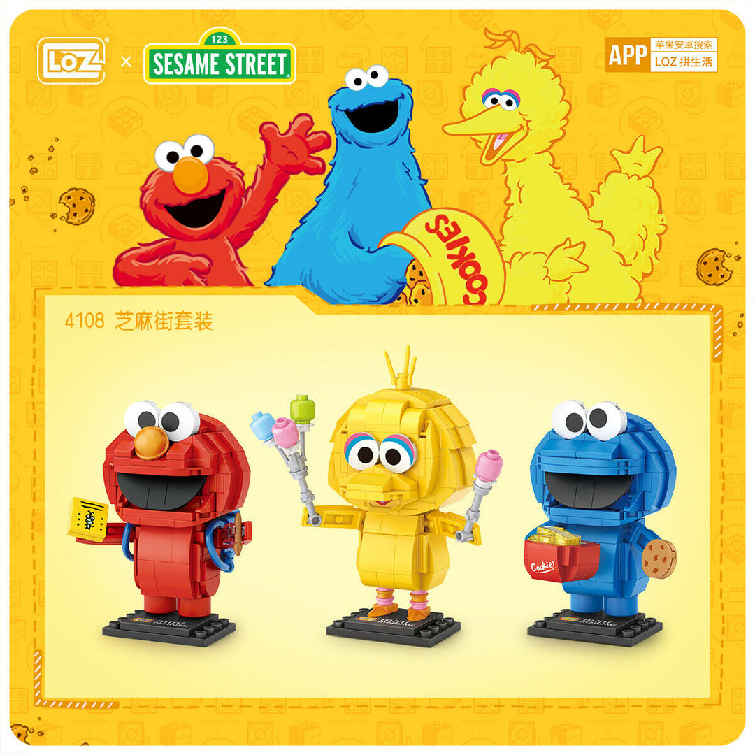 Sesame Street Character Set (4108) - heydaystoys