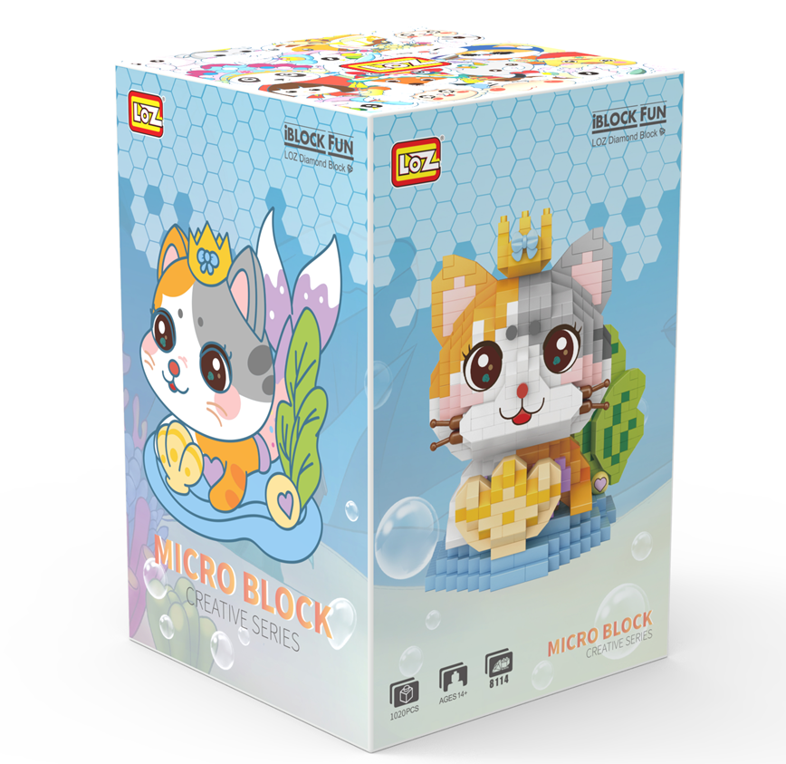 Sea Mermaid Cat (Set 8114) - heydaystoys