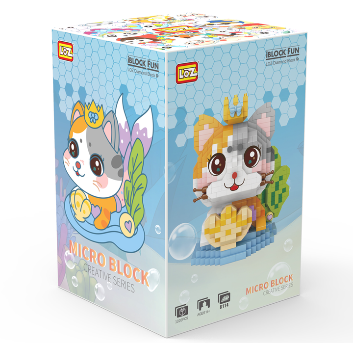 Sea Mermaid Cat (Set 8114) - heydaystoys