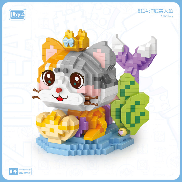 Sea Mermaid Cat (Set 8114) - heydaystoys